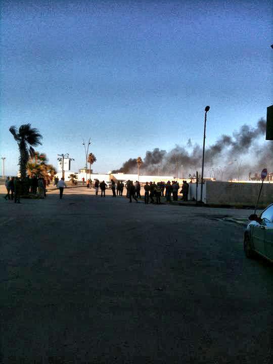 Fighting in Tripoli over Saadi's beach house