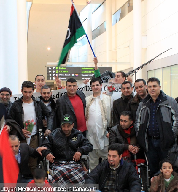 More Injured Libyans Arrive in Canada