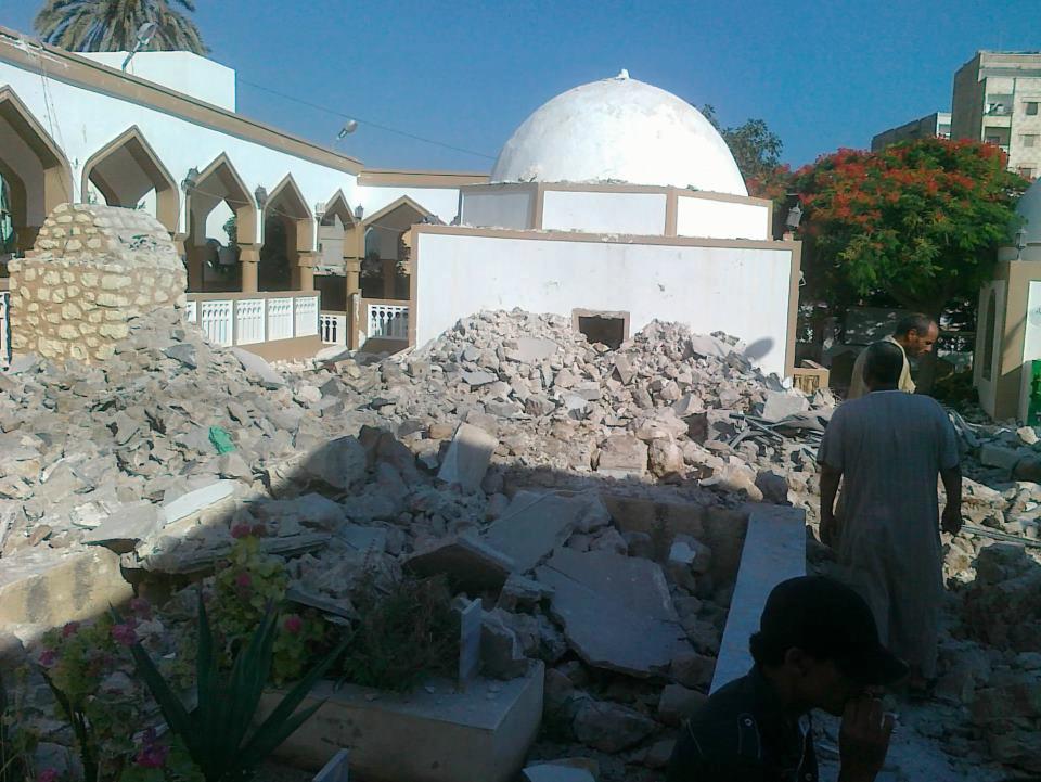 Derna mosque bombed