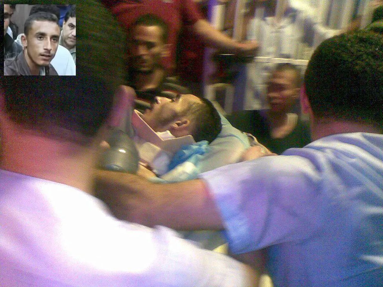 OmranShabanII Omran Shaban shortly after his release from Bani Walid on 13 September. He is believed to have been severely tortured whilst in custody.