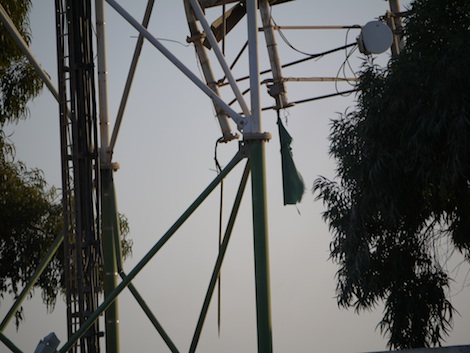 Greenflag A Green flag flies from a pylon close to Sirte town centre. (Photo: George Grant)