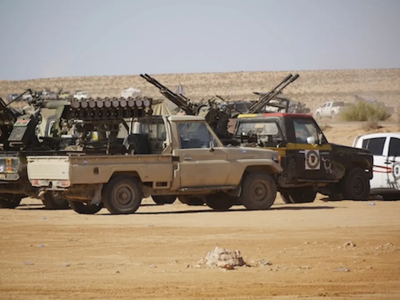 BirDufan_SmallI More than 1,000 soldiers are stationed at Bir Dufan, one of the four government front-lines surrounding Bani Walid. (Photo: George Grant)