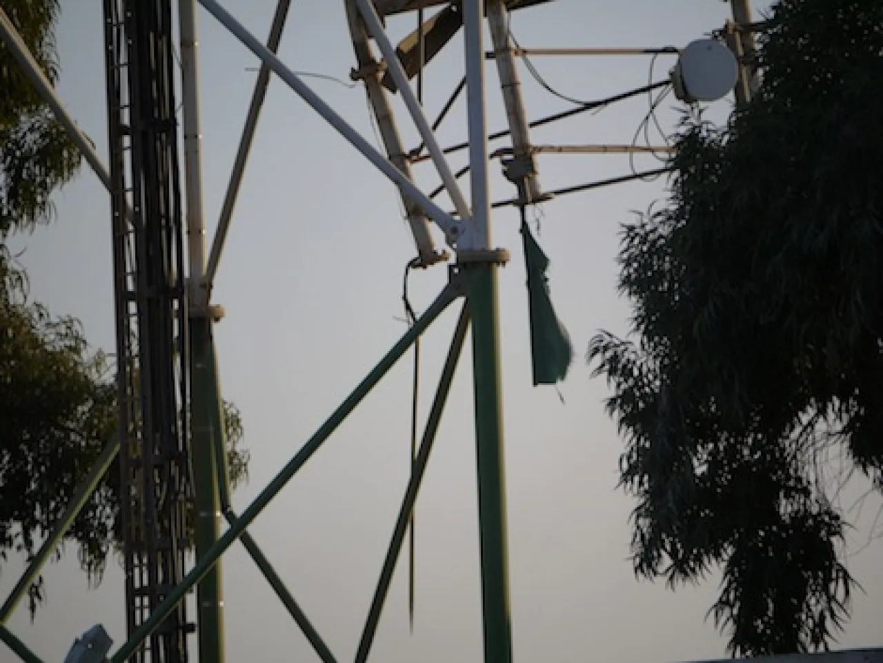 Greenflag A Green flag flies from a pylon close to Sirte town centre. (Photo: George Grant)