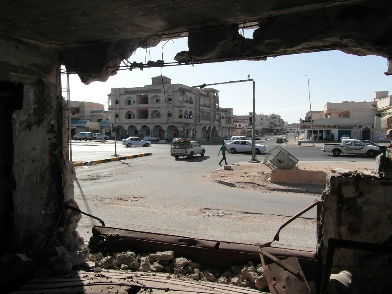 Sirte's Area 2, where the Warfalla are living. (Photo: Mathieu Galtier)