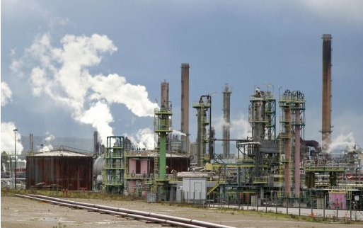Frog refinery The Petit-Couronne refinery