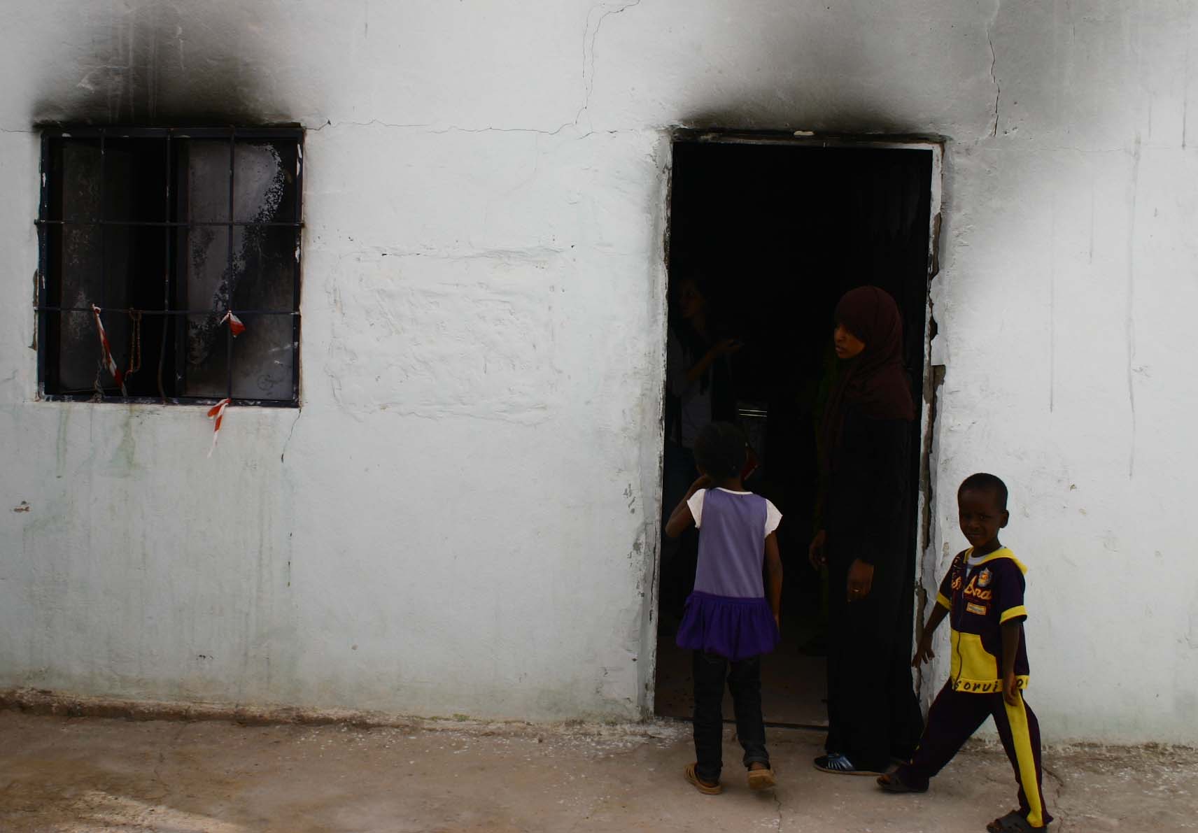 Kufra house after attack A Tebu house in Kufra after an attack