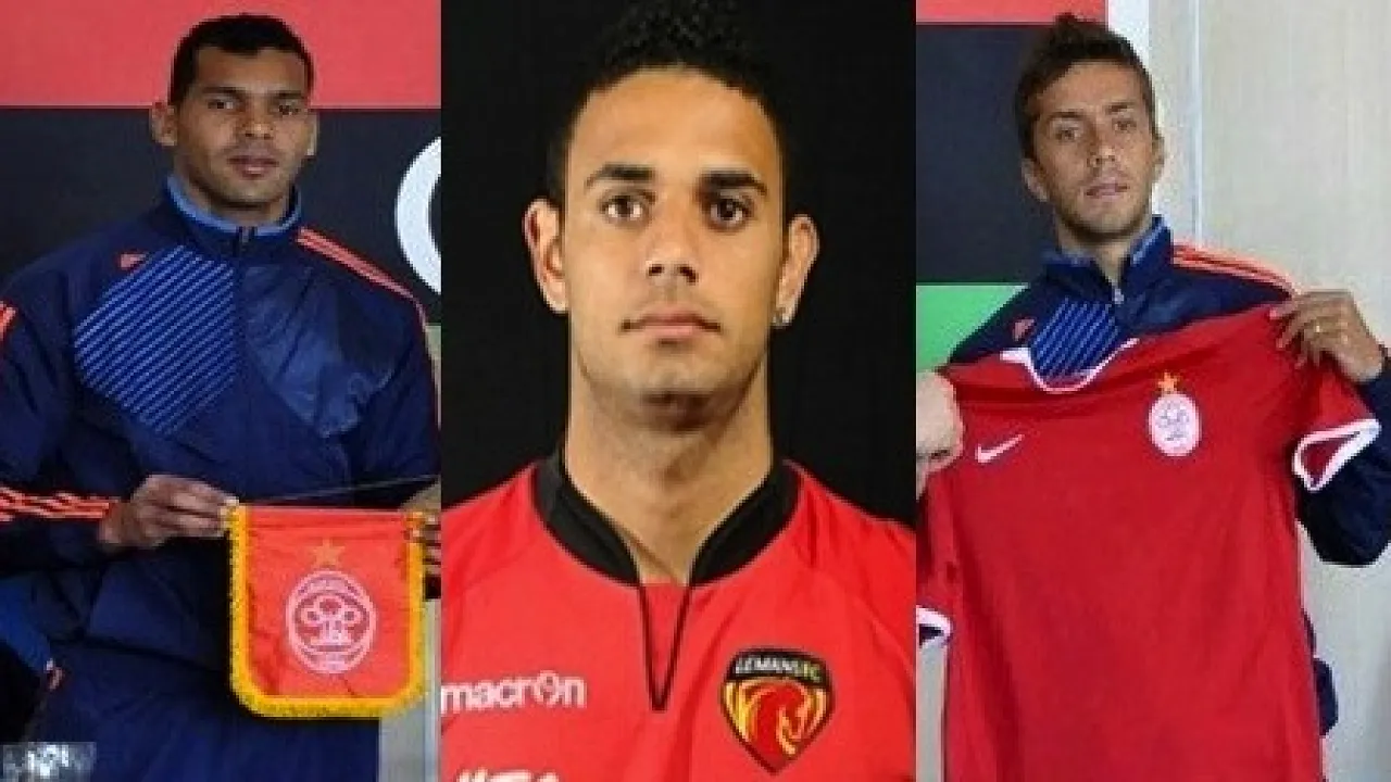 Rogério dos Santos Conceição (left), Fernando Henrique (centre) and Mauro Lucas Dos Santos Alonso (right)