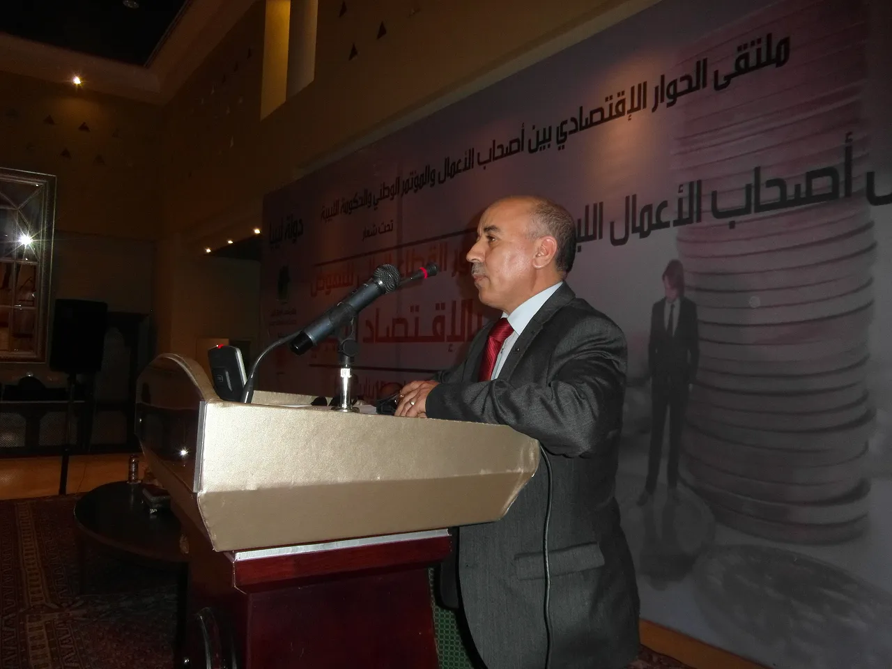 Juma Gamaty told the business community that the state should vacate the business arena for the private sector (Photo:Sami Zaptia).