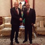 Former Polish PM in democracy support talks