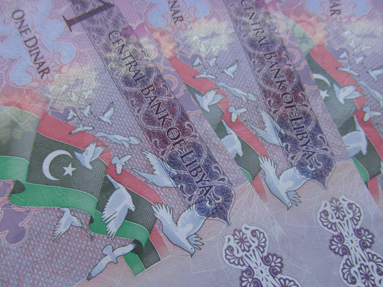 On the back is the Libyan flag in colour (Photo: Sami Zaptia).