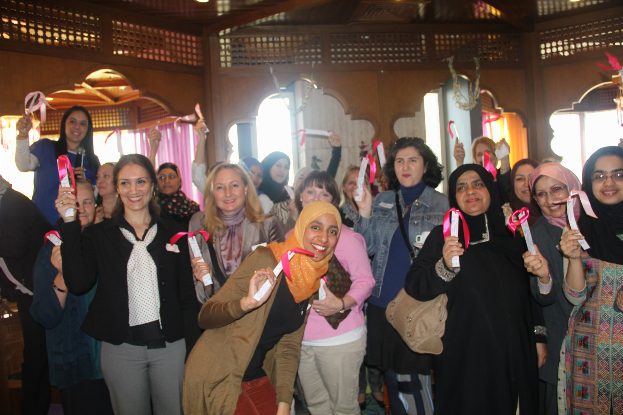 All smiles at the second ‘International Women in Libya’ event