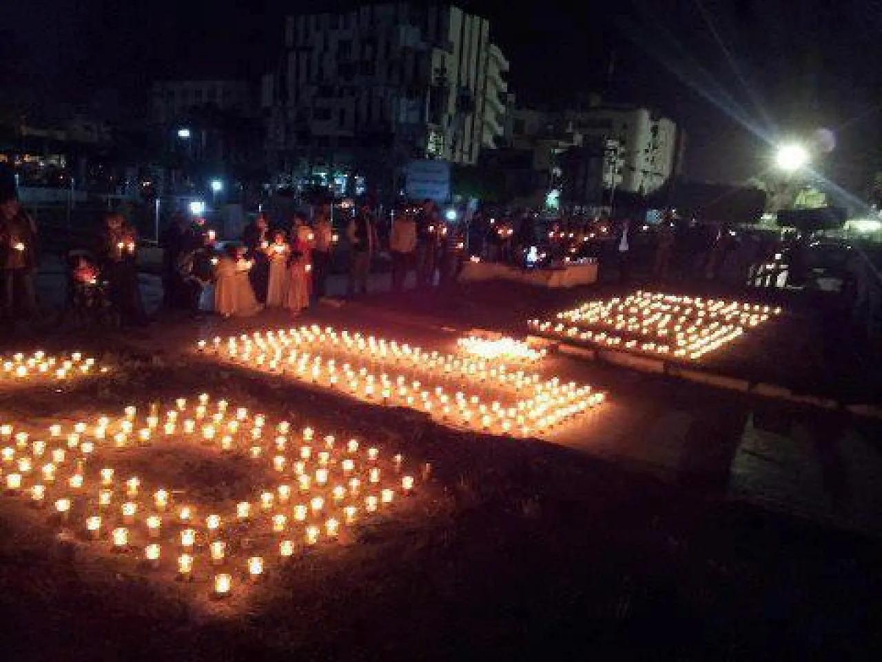 Zawia eath hour Earth Hour celebrated in Zawia's Martyrs Square