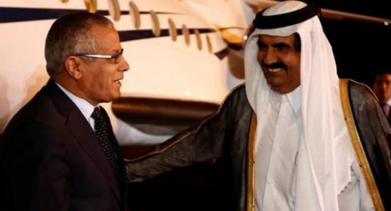 Zeidan greeted in Qatar Prime Minister Ali Zeidan two months ago in Doha with the Emir, Sheikh Hamad bin Khalifa Al Thani.