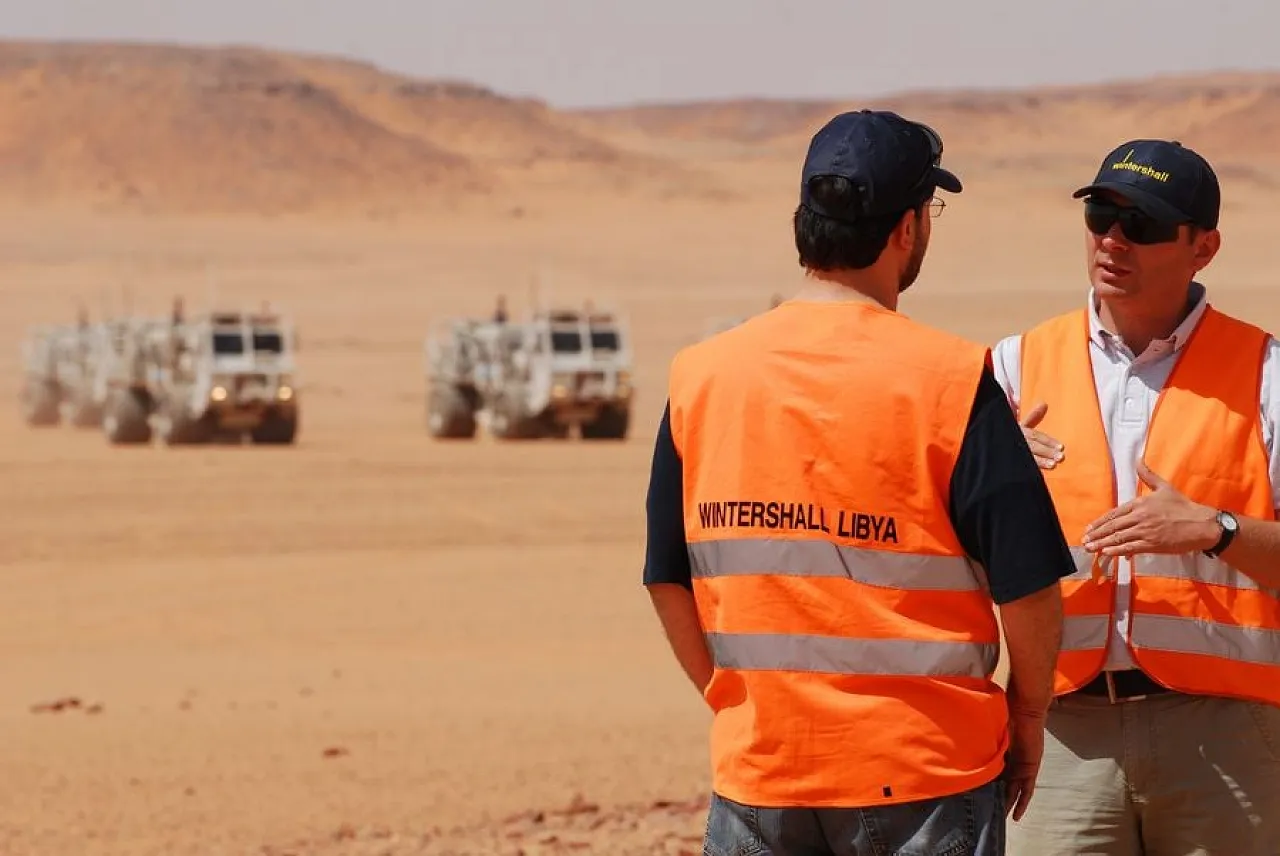 wintershall Wintershall engineers in Libya (Photo: Wintershall)