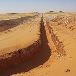 Kufra smuggling barrier almost completed
