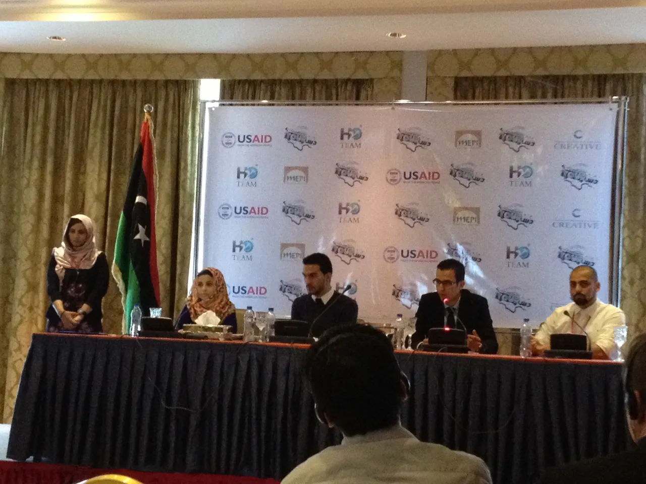 H2Opannel H2O's speaker pannel at the presentation of Das-Tour (Photo: Nihal Zaroug)