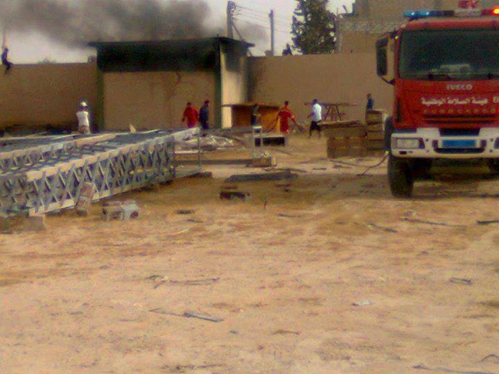 Ajdabiya transformer blaze cuts local power