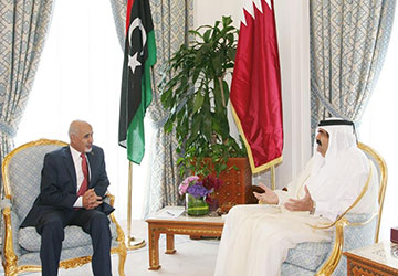 Magarief discusses Libya-Qatar relations with Emir of Qatar