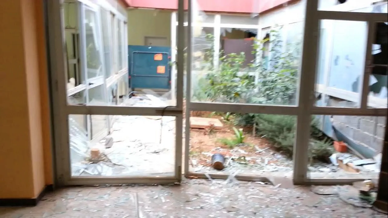 Photo purported to be of Ibn Khaldoun Institute, Benghazi
