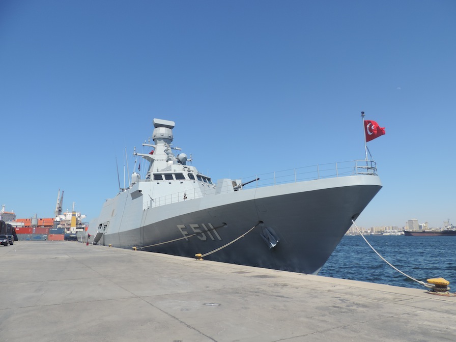Turkish Frigate Heybeliada Visits Tripoli