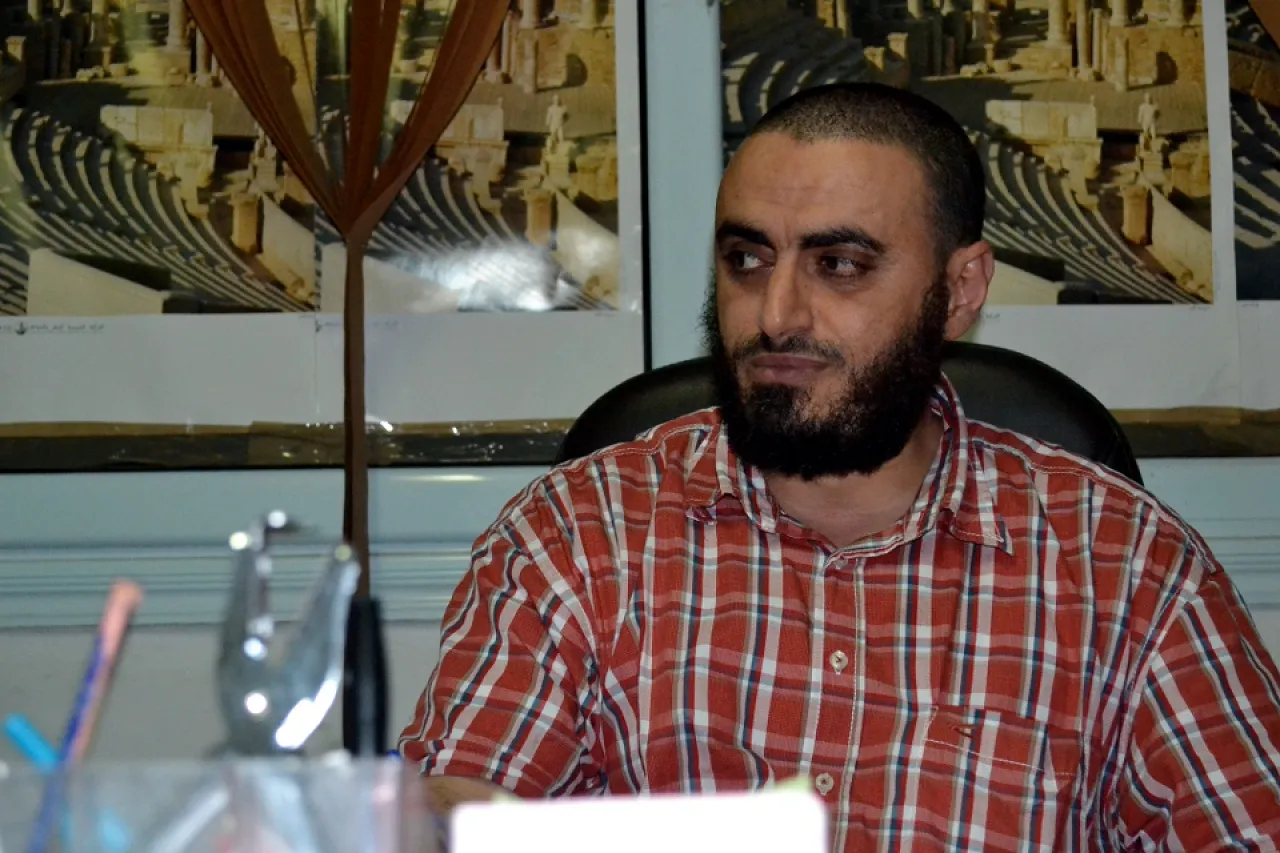 Hashim Bishr, former head of Tripoli SSC (Photo: Mathieu Galtier)