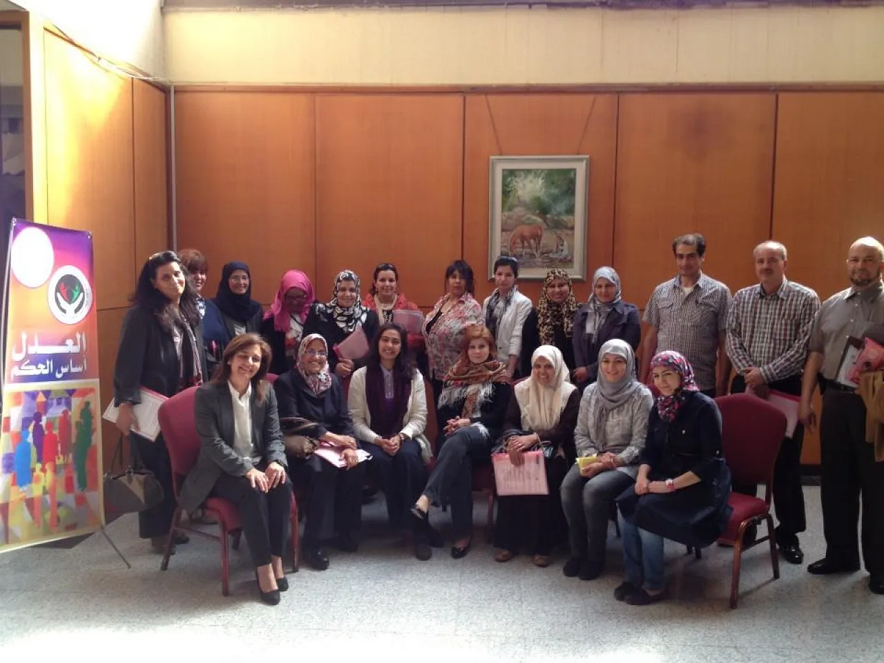 Some of those at the pressure group workshop over the use of Law 24