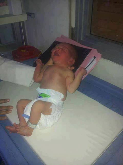 Baby dumped in Benghazi rubbish