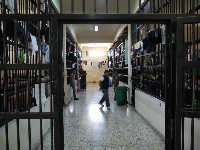 AZ7 A shot of inside the prison taken last year