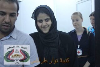 Anoud Senussi "freed" and flown to Sebha