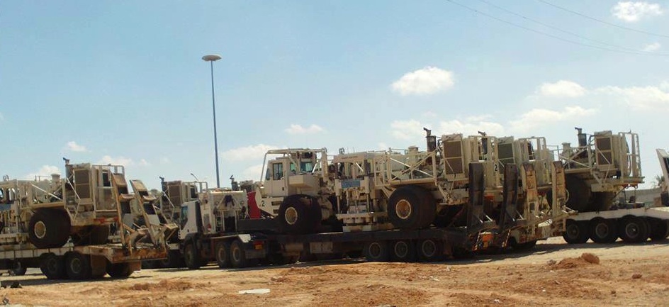 Stolen seismic acquisition trucks intercepted