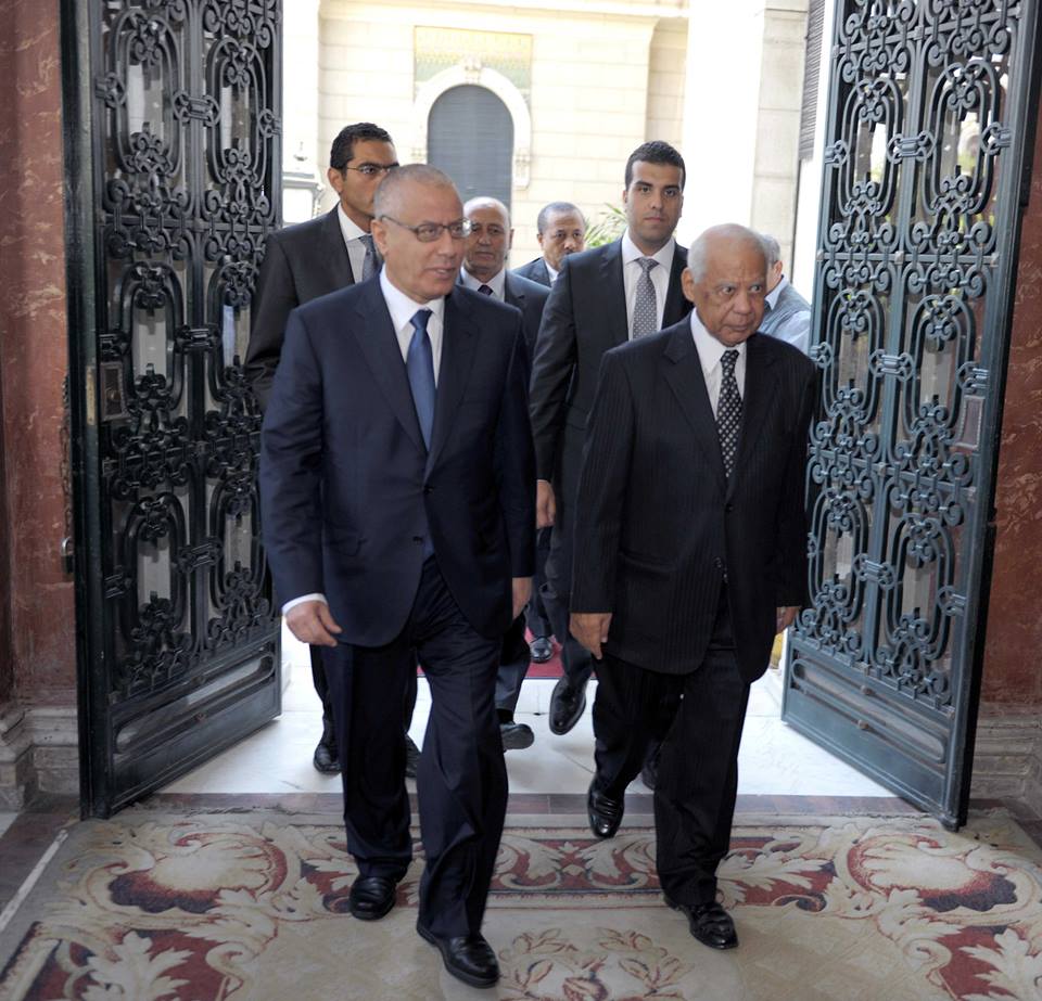Zeidan in Cairo talks with Egyptian PM