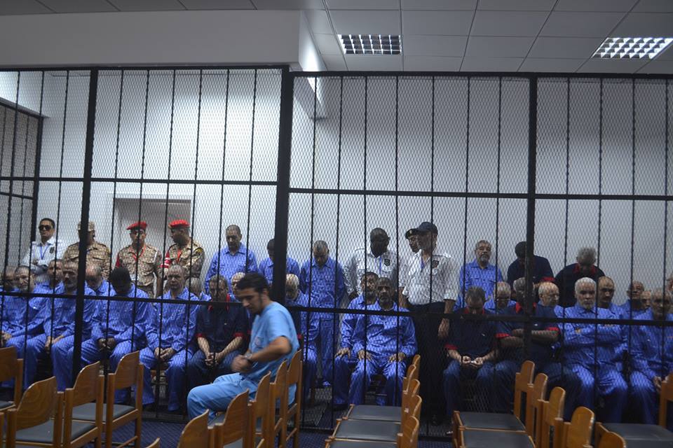 Defendants in the trial include