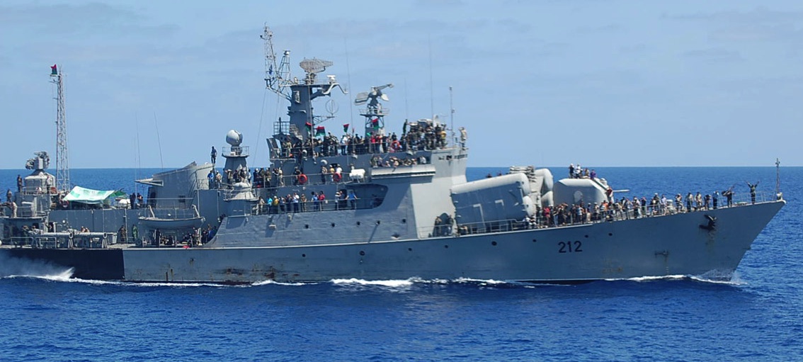 Libyan frigate towed into Malta for repairs