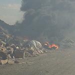 Rumour mill reports Benghazi rubbish fire as plane crash