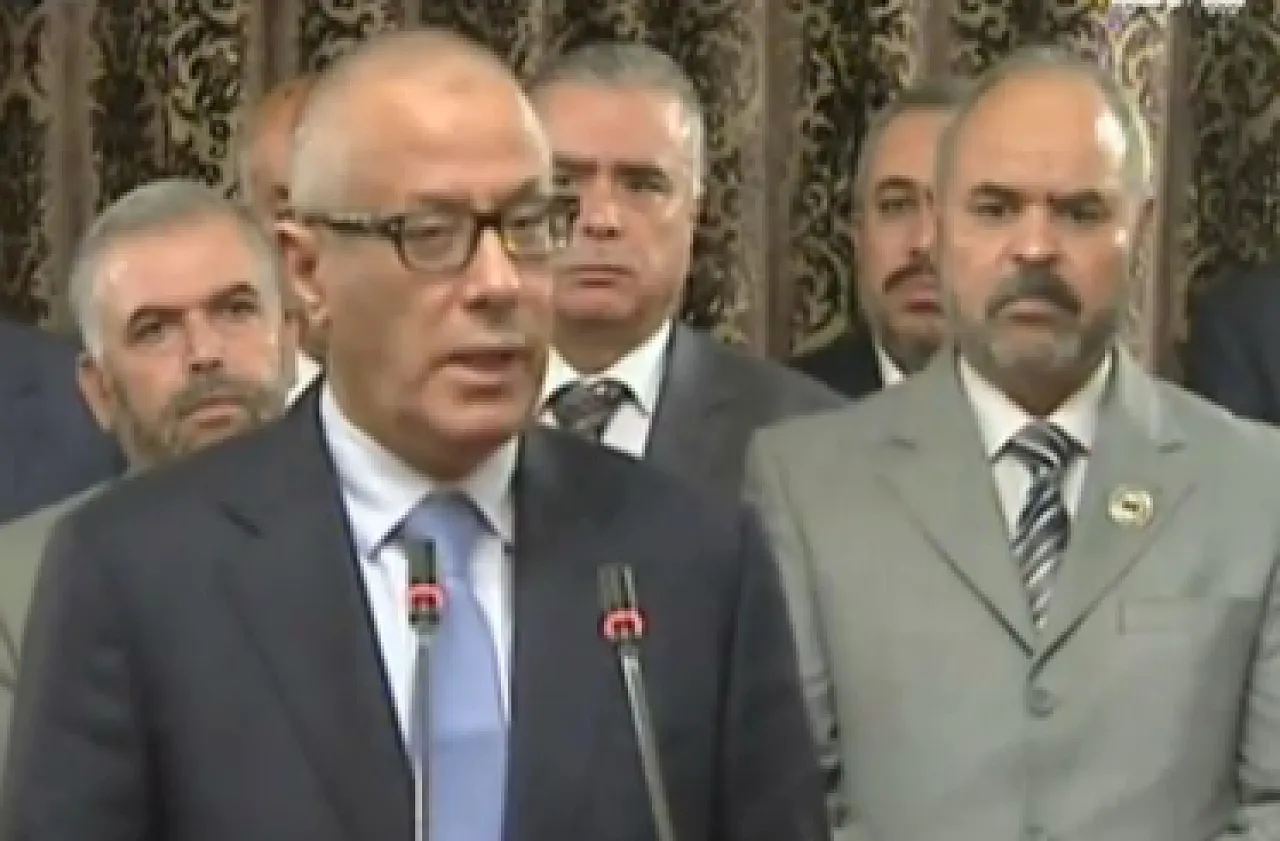 Zeidan speaks on TV yesterday
