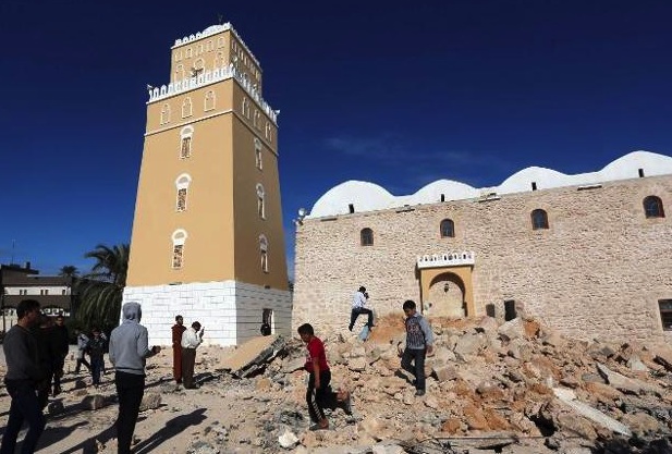 Historic shrine blasted in Tajoura