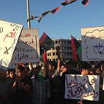 Some in Misrata protest the Gharghour massacre