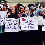 Women protest against armed presence in Tripoli
