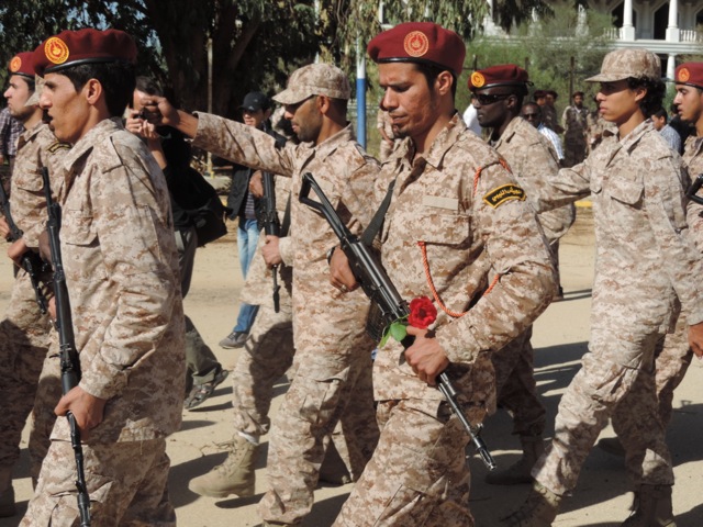 Five Tripoli brigade bases handed over to the army