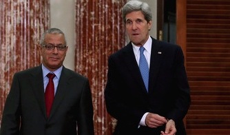 Zeidan and Kerry in Washington this March