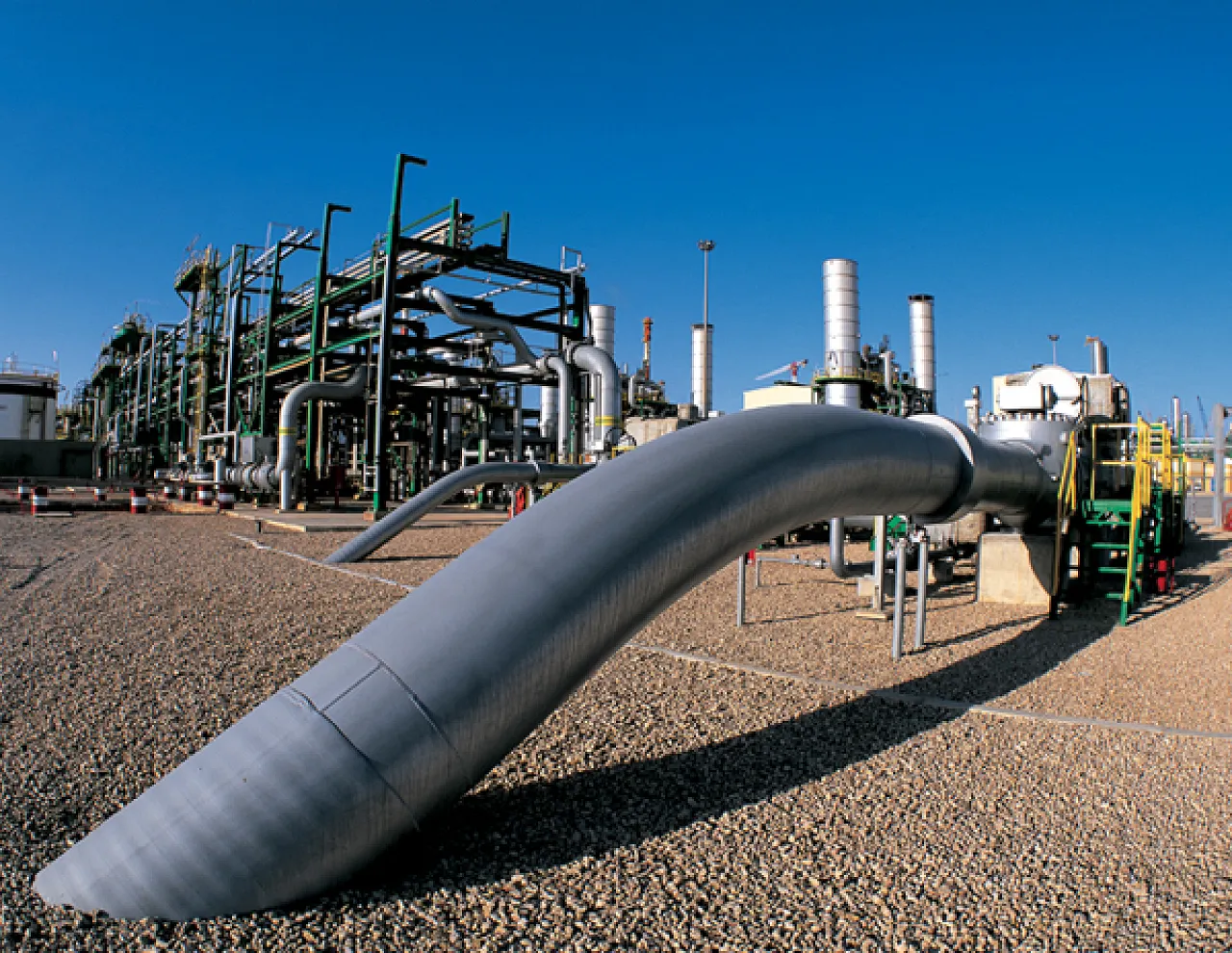 The Meliitah Greenstream gas pipeline to Italy (Photo: Mellitah)