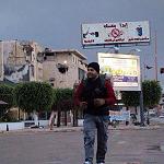 Misrata man walks for peace to Tripoli