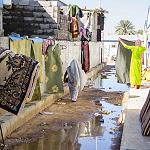 Tawerghans struggle to dry out flooded camps