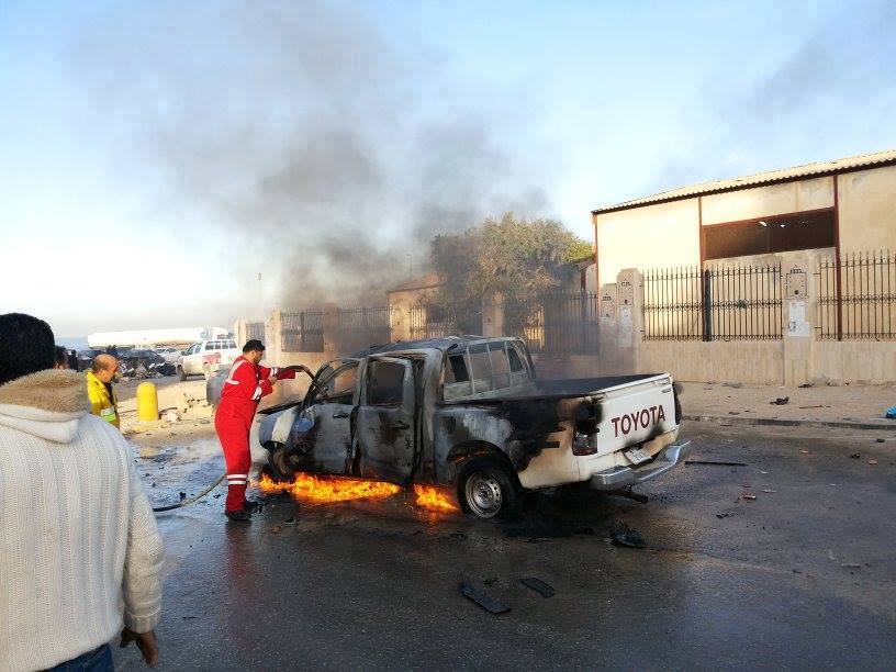 Navy captain survives car-bomb assassination attempt in Benghazi