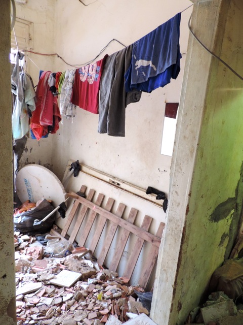 The remains of shattered and destroyed lives in the ruins (Photo: Aimen Eljali)