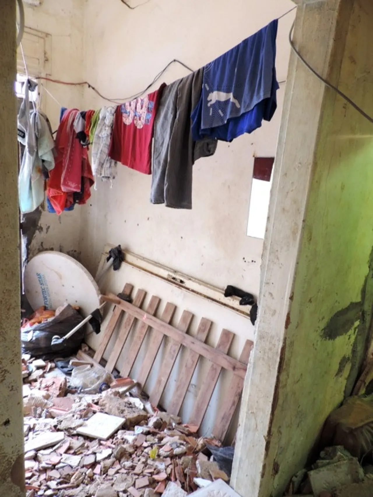 The remains of shattered and destroyed lives in the ruins (Photo: Aimen Eljali)