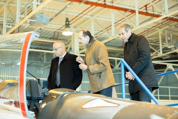 Zeidan visits Turkish aerospace industries in Ankara