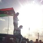 Football fans gather at Benina Airport to greet triumphal team