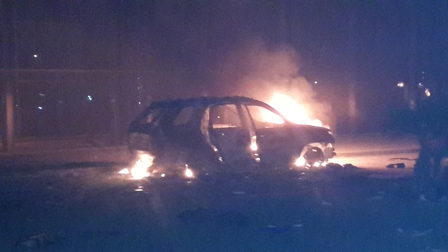 GNC members’ cars burned as protestors vandalise Congress