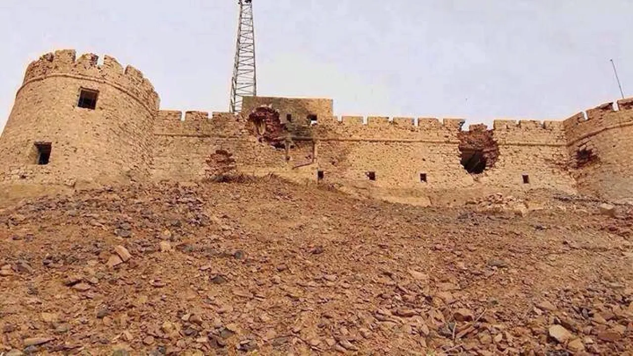 Damage to Sebha castle